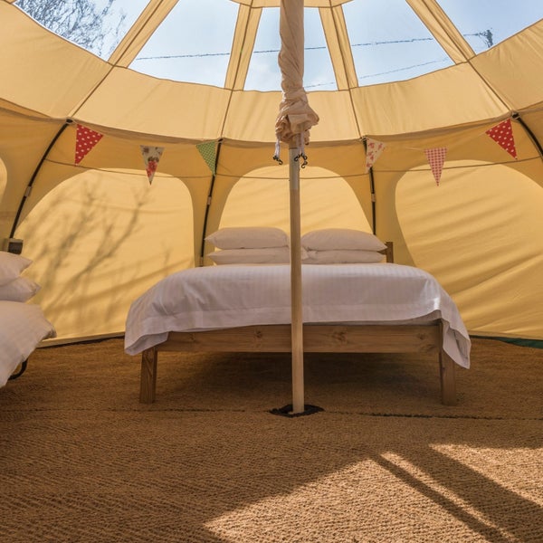 Hand Woven 3 Metre Bell Tent, Tipi, Yurt Jute Mat Carousel 4