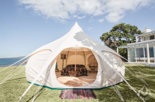 5 Metre Lotus Belle OUTBACK Glamping Bell Tent Carousel 1