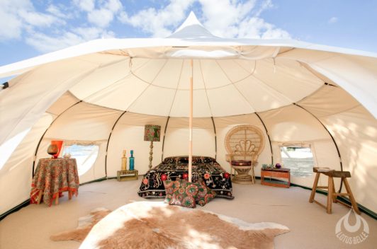 5 Metre Lotus Belle OUTBACK Glamping Bell Tent Carousel 2