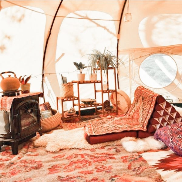 4 Metre Lotus Belle Hybrid Deluxe Glamping Bell Tent Carousel 6