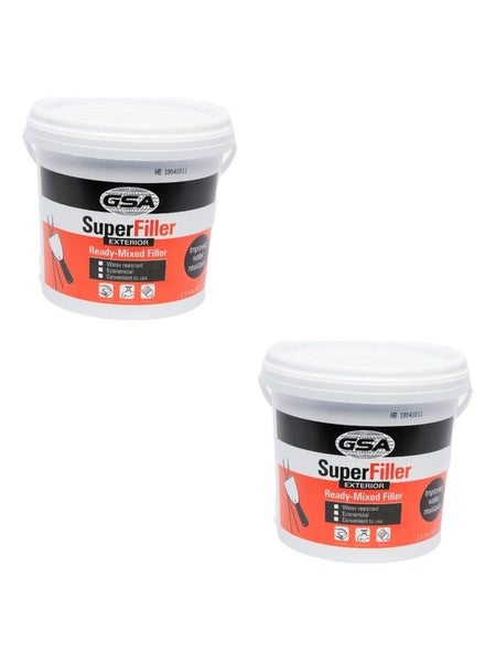 2 x GSA Super Filler Ready To Use Interior & Exterior 2L/2.6kg Carousel 1
