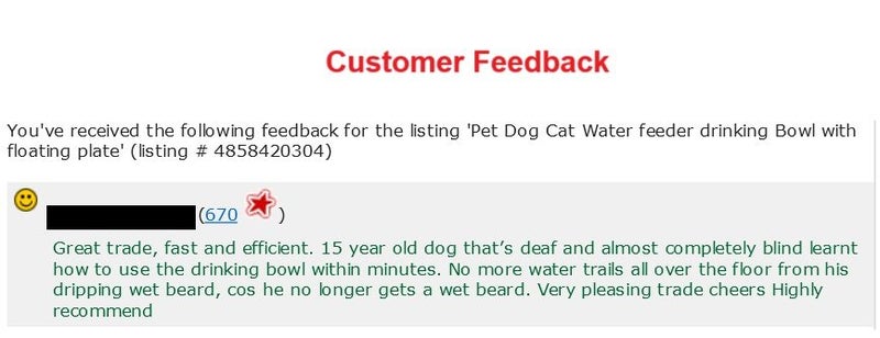 Pet Dog Cat Water feeder drinking Bowl with floating plate Carousel 2