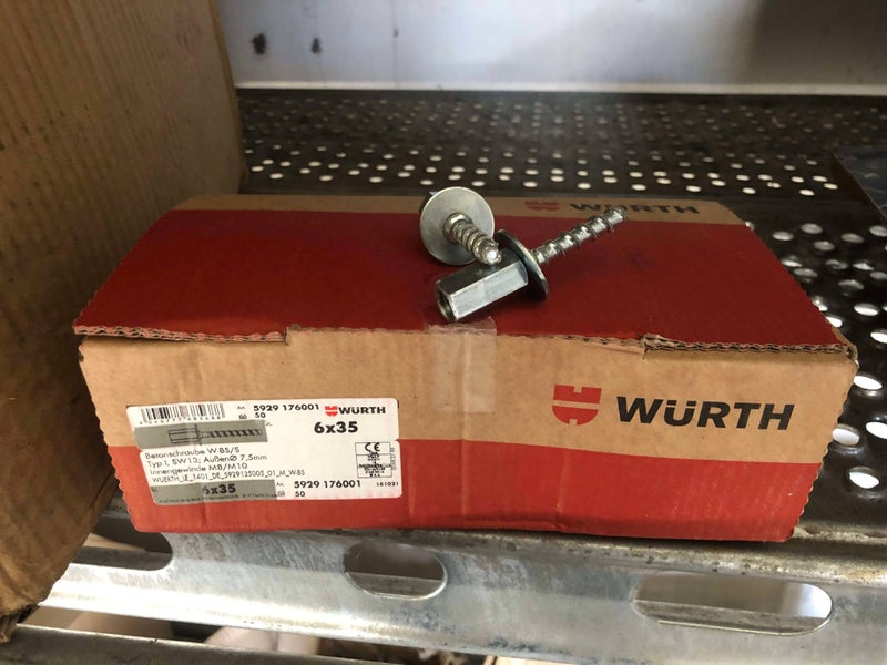 Concrete Anchor Bolt 6MM X 35MM ( box of 50 pcs) Carousel 2