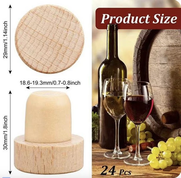 5 Wine Beer Bottle Corks Plugs Wine Cork Wine Stopper QUANTITY OF FIVE $1 SALE Carousel 4