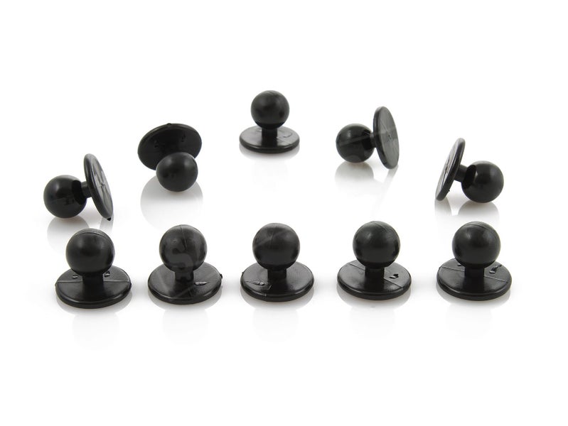 Chefs Jacket Buttons - Pack of 10 - Black Carousel 1