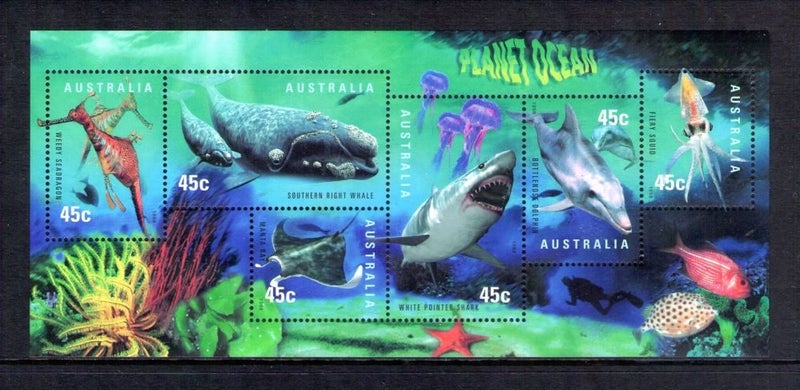 Australia - 1998 Planet Ocean MS - UHM - MS1828 Carousel 1