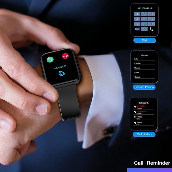 Choetech WT001 Smart Watch 1.91" HD with Bluetooth Call Black Carousel 2