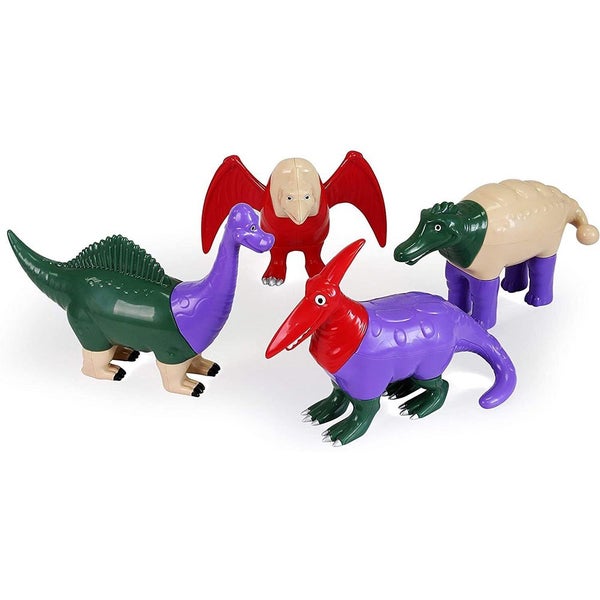 Popular Playthings Magnetic Mix or Match Dinosaurs 2 Animal Figure Toy Kids 2y+ Carousel 3