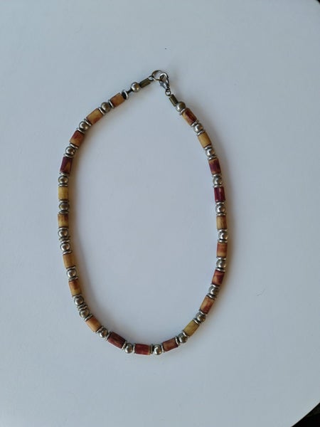 Wood and silver choker/necklace Carousel 3