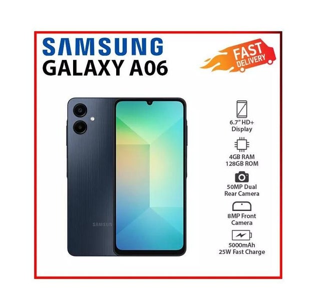 Brand New Samsung Galaxy A06 SM-A065F 4G LTE 64GB 4GB GSM Unlocked63003978547970111