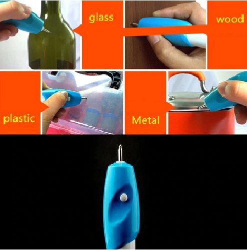 Electric Engraving Tool Handheld Engrave Pen / Portable Engraver Carousel 1
