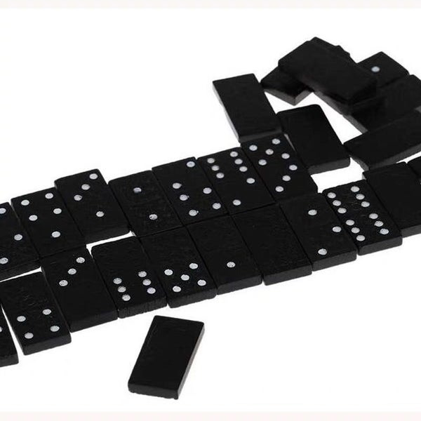 Wooden Dominoes Game Set 28Pc Carousel 2