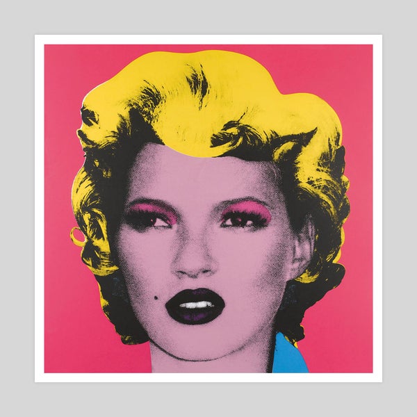 Kate Moss by Banksy Art Print - 81cm x 81cm Carousel 1