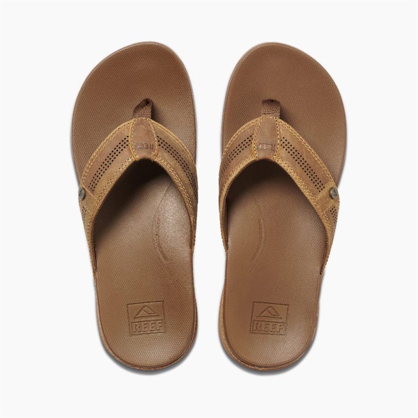 Reef Cushion Bounce Lux Mens Jandal Toffee Carousel 1