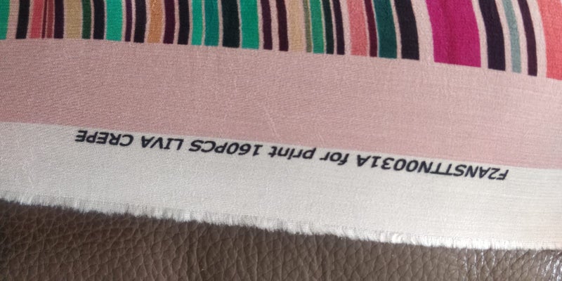 Pure silk crepe fabric (Multi colour) - brand new SATYA PAUL BRAND Carousel 2