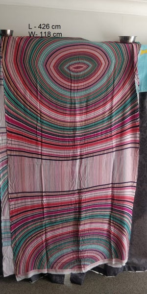 Pure silk crepe fabric (Multi colour) - brand new SATYA PAUL BRAND Carousel 1