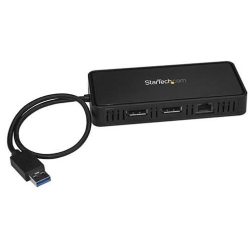 StarTech.com USBA2DPGB USB 3.0 Mini Dock - Dual Monitor USB-A Docking Station Carousel 1