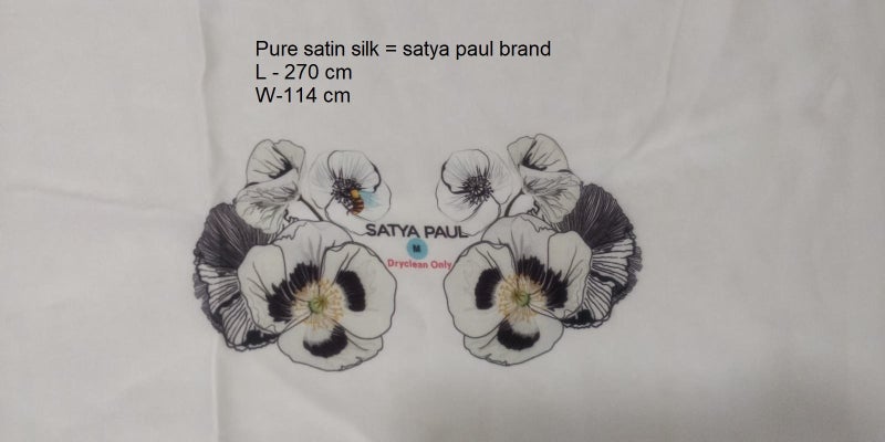 Pure satin silk - brand new SATYA PAUL BRAND Carousel 1