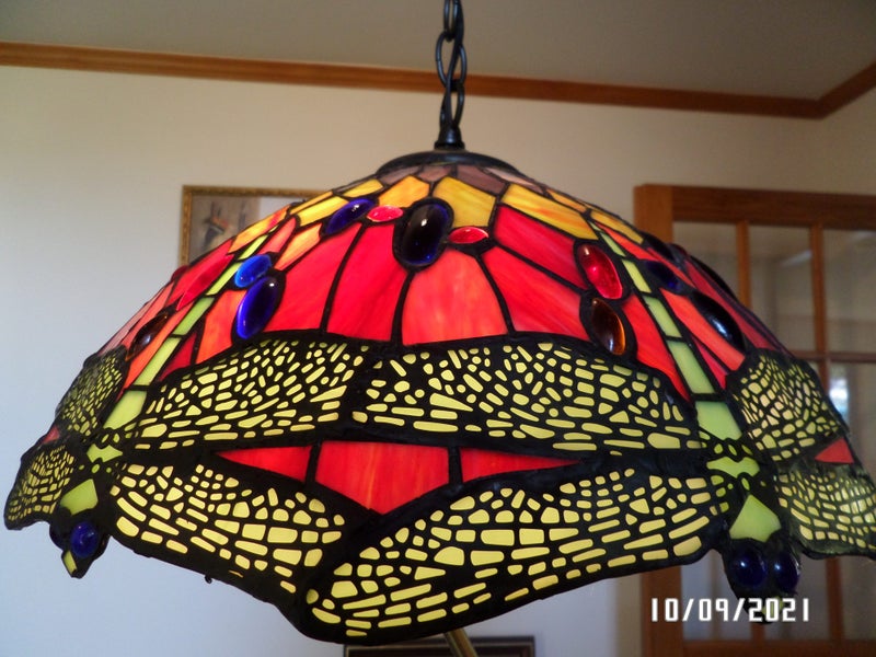 Tiffany Leadlight 40cm shade to fit YOUR lamp 003 Carousel 7