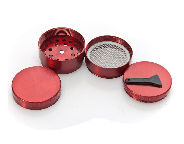 Tobacco Herb Spice Grinder 4 Layers Red Color64188448909315112