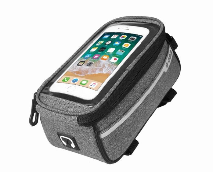 Bike Bicycle Pannier Tube Bag Phone Pocket Holder Carousel 1