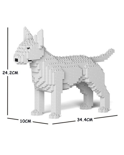 Jekca Animals - English Bull Terrier White 24cm Carousel 2