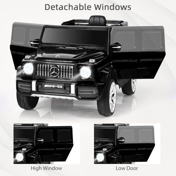 KIDS RIDE ON TOY CAR MERCEDES BENZ G63 WAGON 12V + LEATHER SEAT Carousel 7