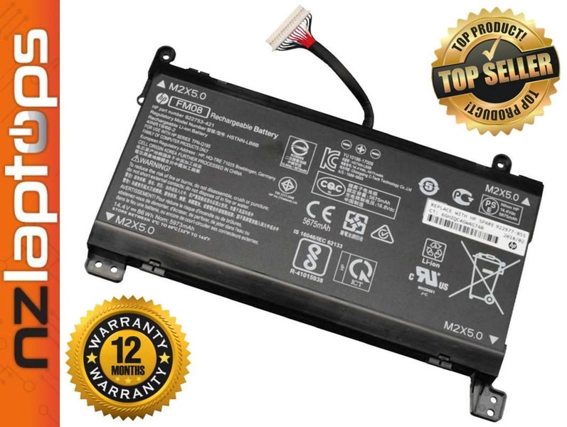 HP Battery FM08 for Omen 17-AN 17-AB 16Pin 86Wh Carousel 1