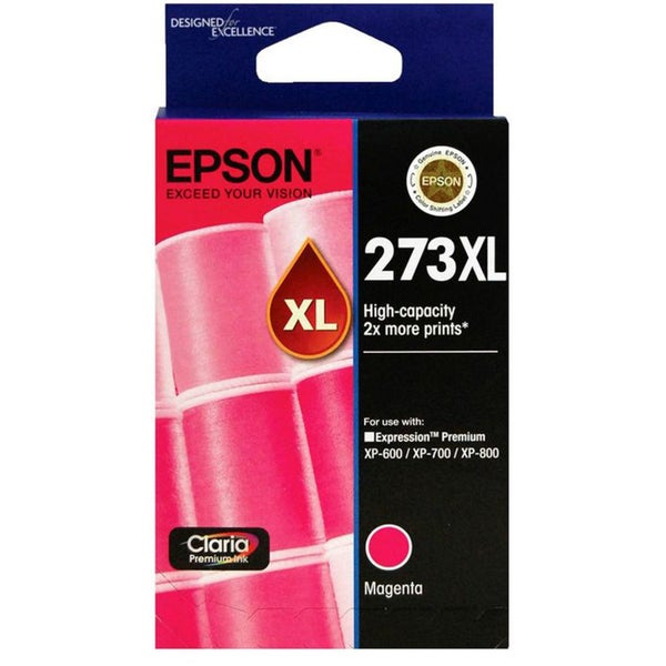 Original Epson 273XL Magenta Ink Cartridge High Capacity Claria T275392 Carousel 1