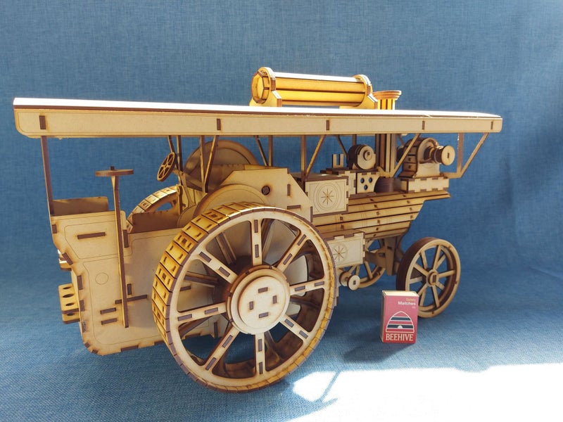 Midwest Farmer Traction Engine, 3D Puzzle - Build Your Vintage Workhorse!"62863240887554111
