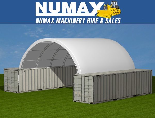 Container Shelter 12M x 12M Double Truss Carousel 1