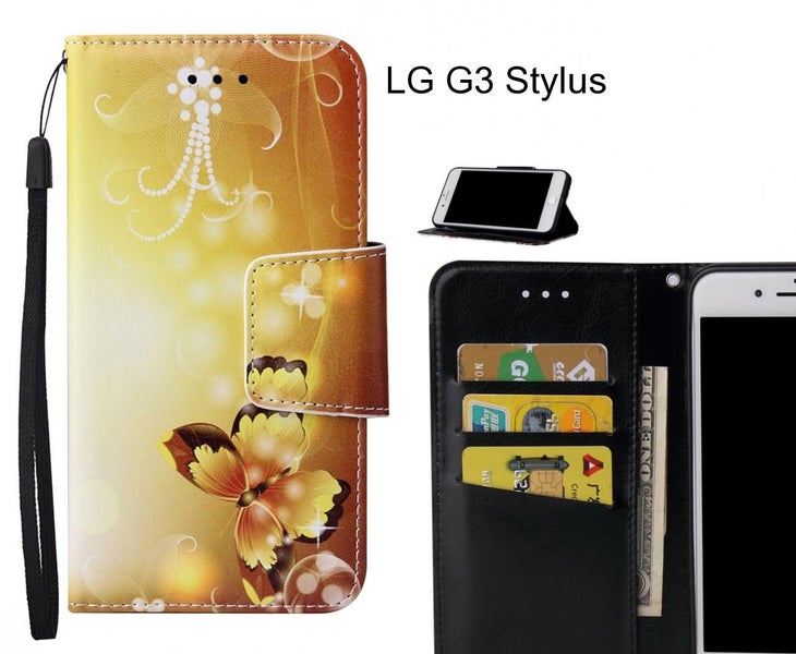 LG G3 Stylus Case wallet fine leather case printed Carousel 1