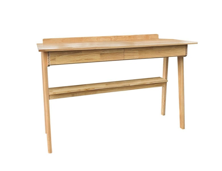 “Final stock clearance " Pine Wood Study Computer Desk - 120cm Carousel 2