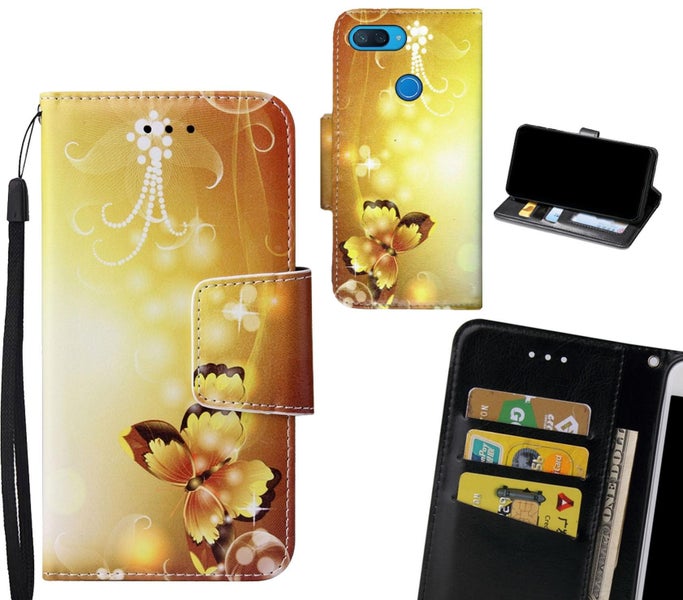 XiaoMi Mi 8 lite Case wallet fine leather case printed Carousel 1