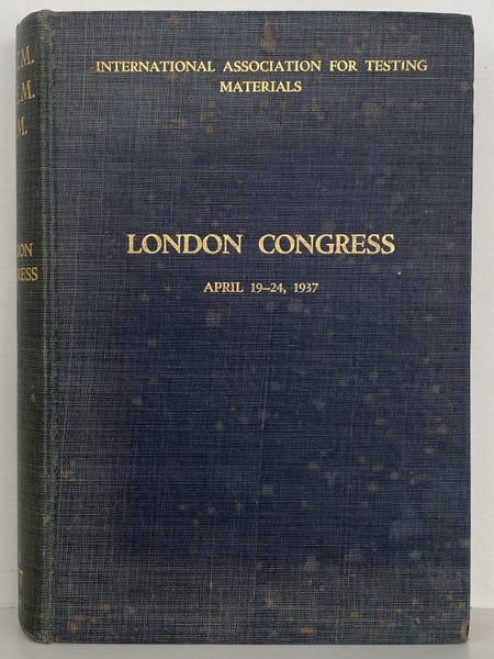 LONDON CONGRESS APRIL: International Association For Testing Materials 1937 Carousel 2