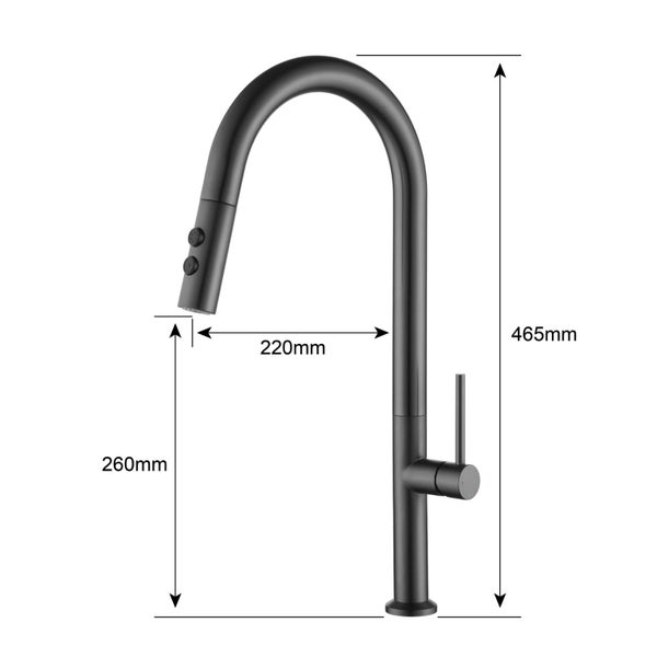 Kitchen Faucet Pull Out - Grey Kitchen Faucet Sink Mixer Tap Carousel 4