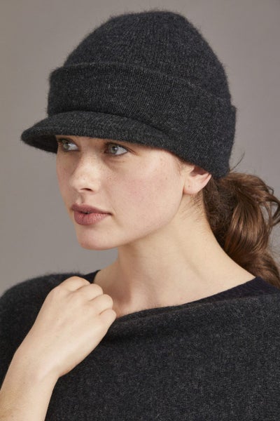 Possum Merino Cap with Peak Carousel 1