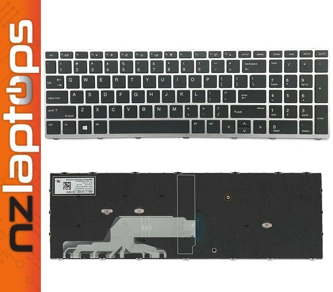 HP ProBook 450 G5 455 G5 470 G5 Keyboard - Silver Carousel 1