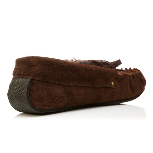 Traditional Sheepskin Moccasins with Suede Leather Outer, Comfortable Shearli... Carousel 6