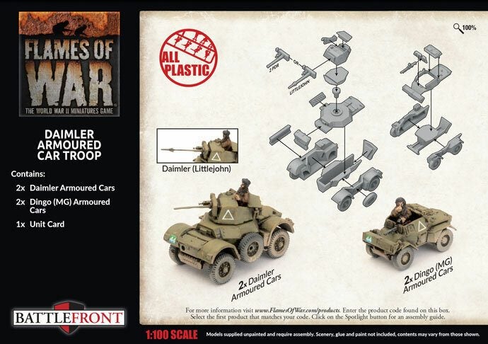 Flames of War: Daimler Armoured Car Troop Carousel 5