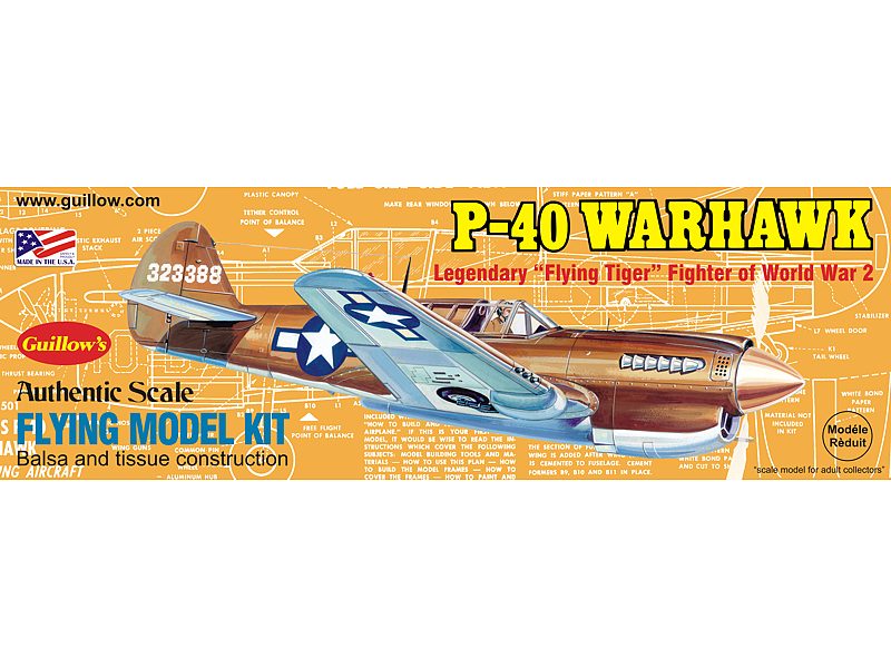 Guillows 1:30 0501 Curtiss P-40 Warhawk Carousel 1