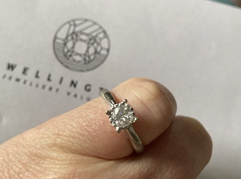 White Gold Diamond Engagement Ring (0.58 carat)62863852742787111