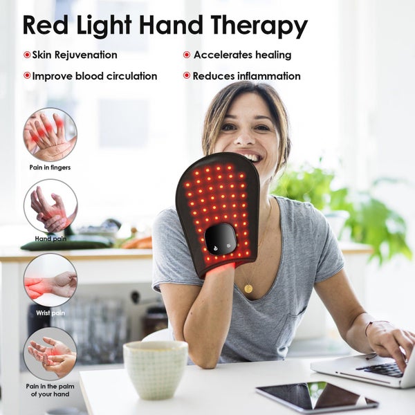 Red Light Therapy Gloves Finger Tendon Sheath Infrared Lamp Therapy Gloves Carousel 2