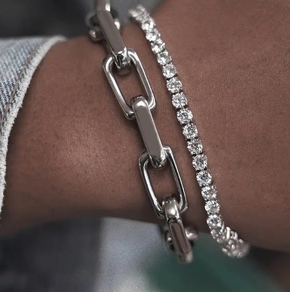 Men's Stainless Steel 9MM Trendy Link Chain Bracelet Carousel 2