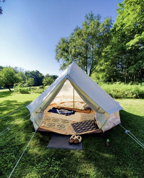 4m Bell Tent | 100% Pure Cotton | 100% Weather Resistant Carousel 6