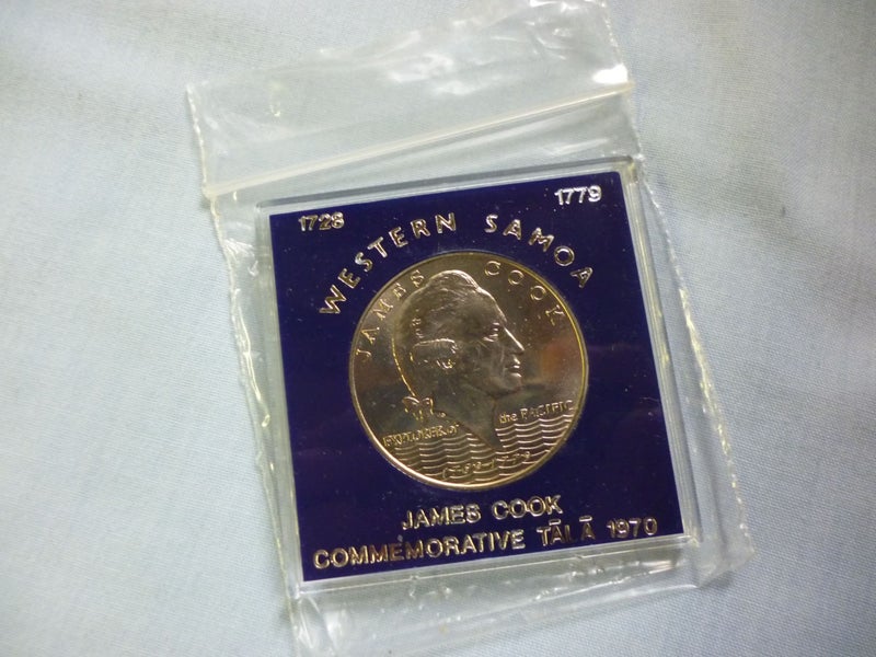 1970 [James Cook ] Cased Dollar *Western Samoa Carousel 1