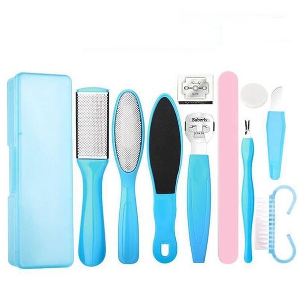 2Sets 10PCS Pedicure Set for Home Foot Spa Dead Skin Remover Foot Callus Care Carousel 1