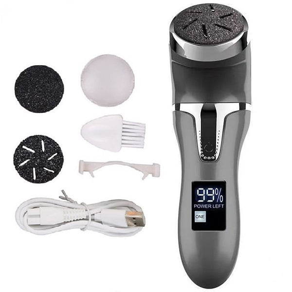 Electric Foot File Grinder Callus Remover Dead Hard Dead Skin Pedicure-Black Carousel 1