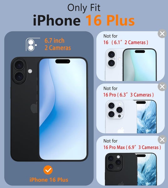 1x Shockproof phone Cover for iPhone 16 Plus Carousel 2