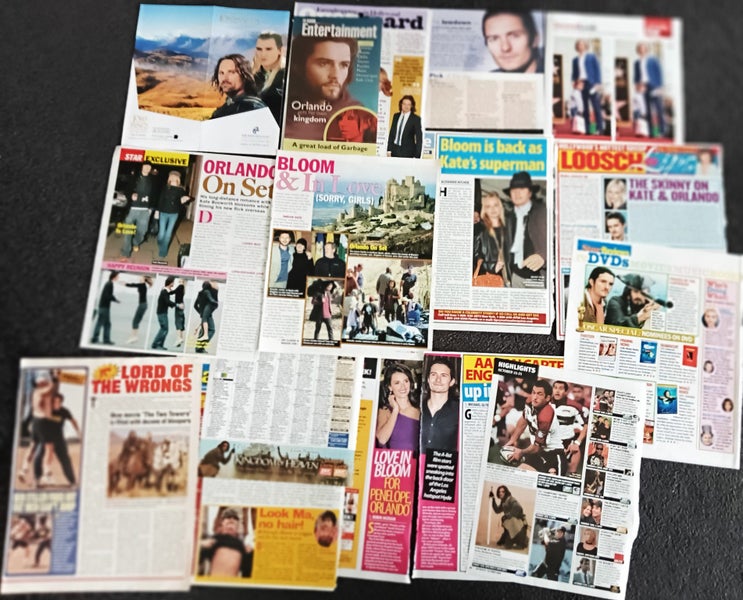 LOTR magazine clippings: Dominic Monaghan, Elijah Wood - Lord of the Rings Carousel 2